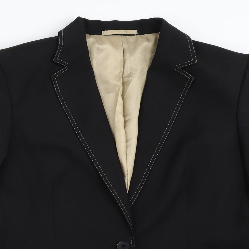 Eddy Taylor Womens Black   Jacket Blazer Size 16