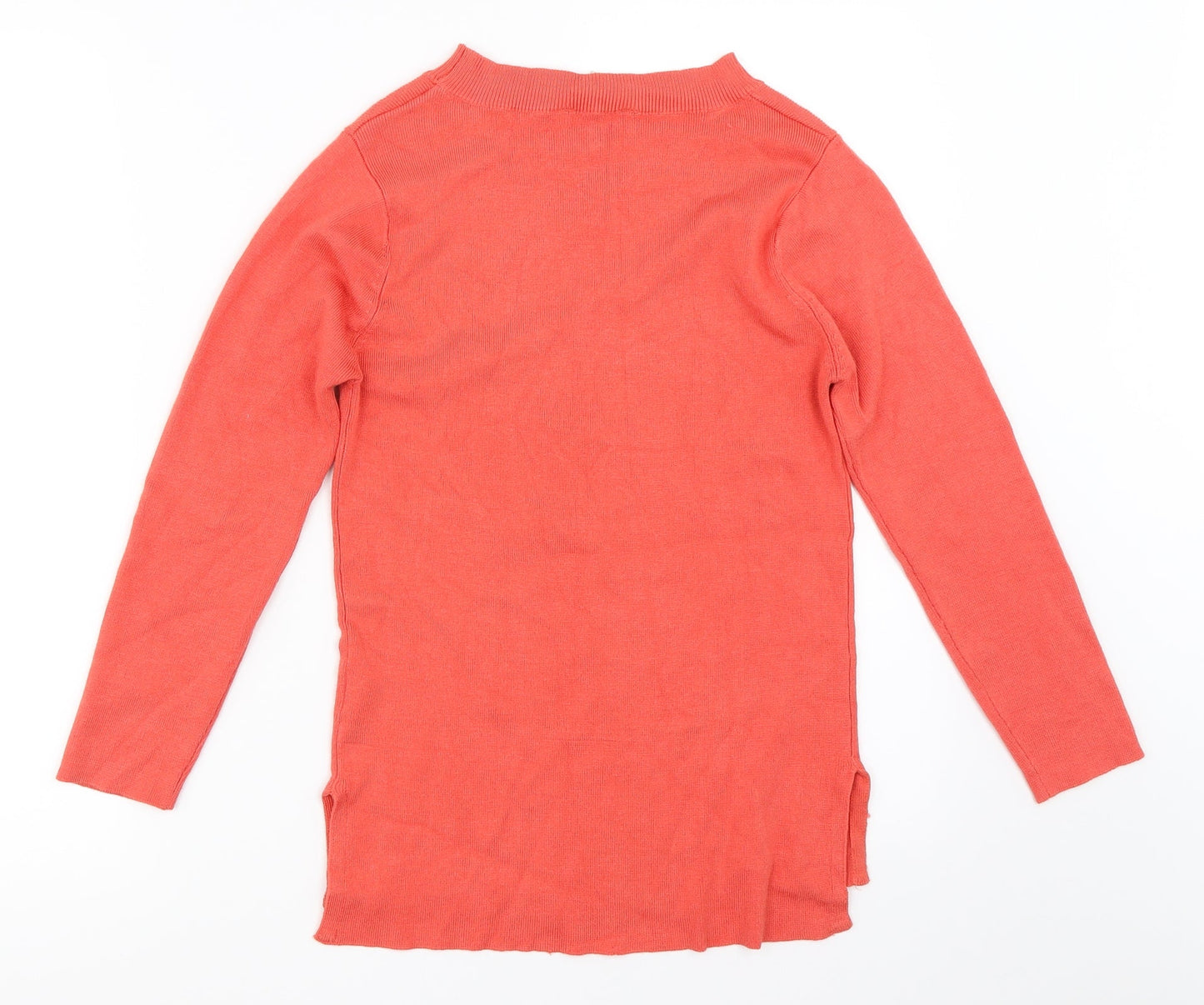 Peacocks Womens Orange   Pullover Jumper Size 8