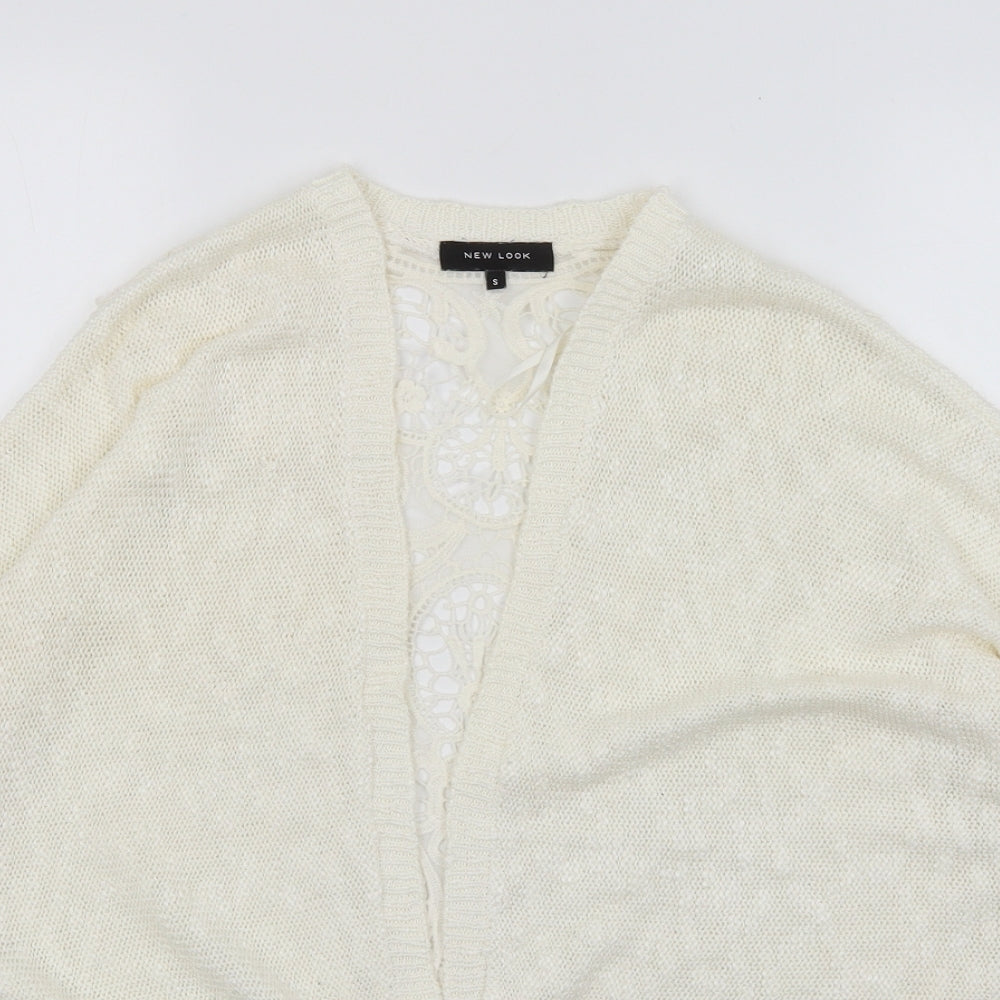 New Look Womens White   Wrap Jumper Size S