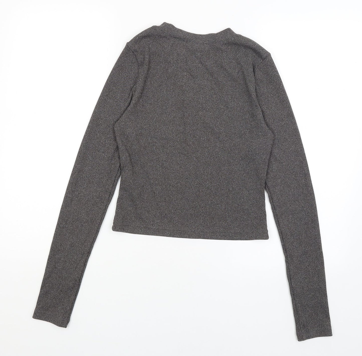 H&M Womens Grey   Basic T-Shirt Size S