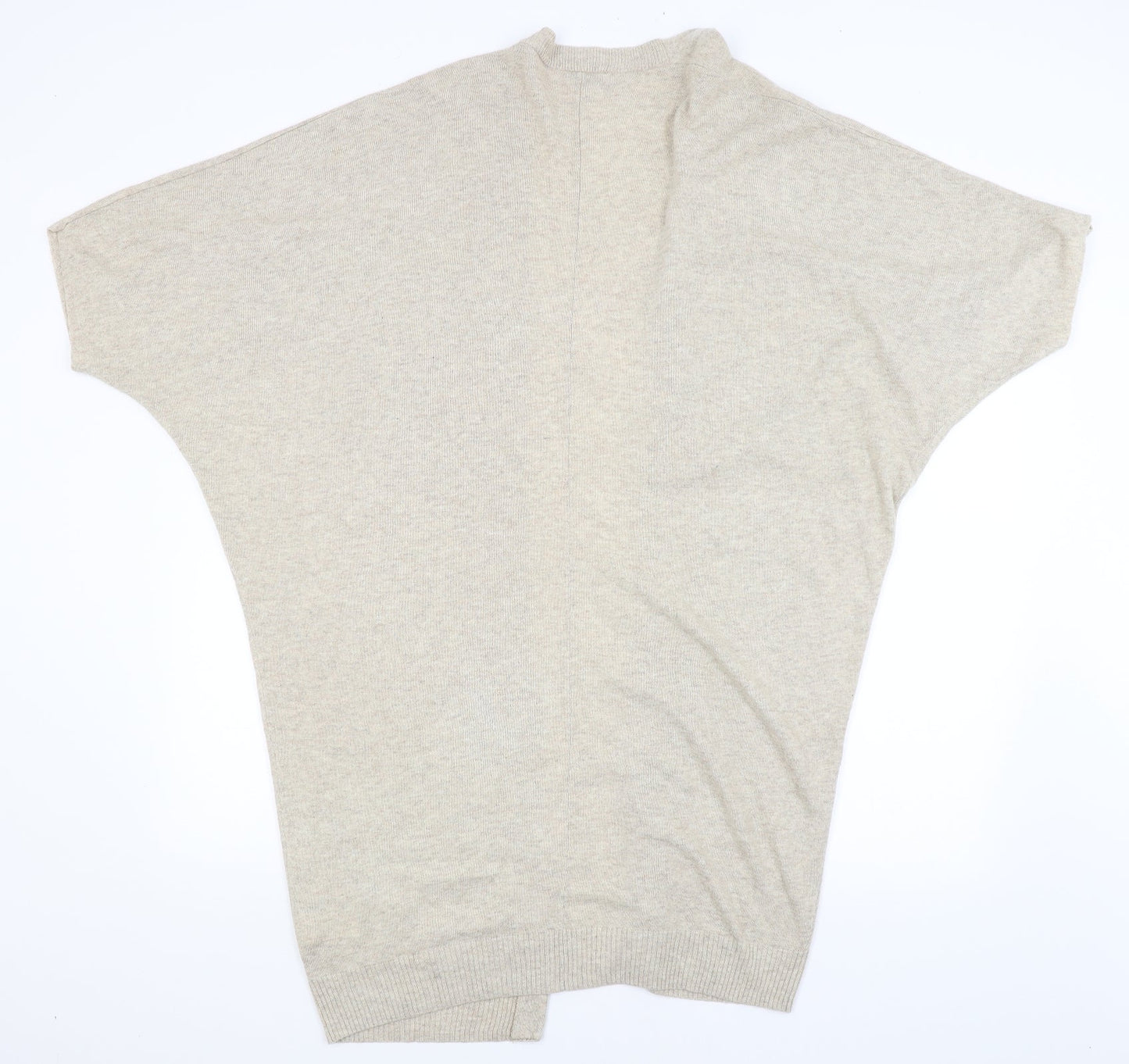 Warehouse Womens Beige   Wrap Jumper Size L