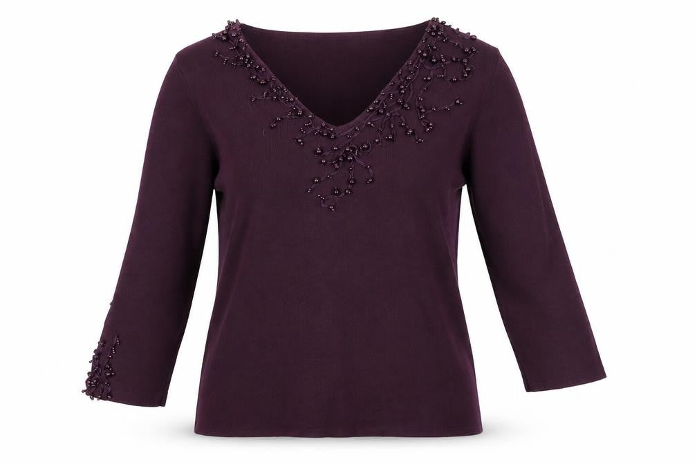 Sky Womens Purple   Basic T-Shirt Size 12