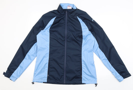 Slazenger Womens Blue   Rain Coat Coat Size M