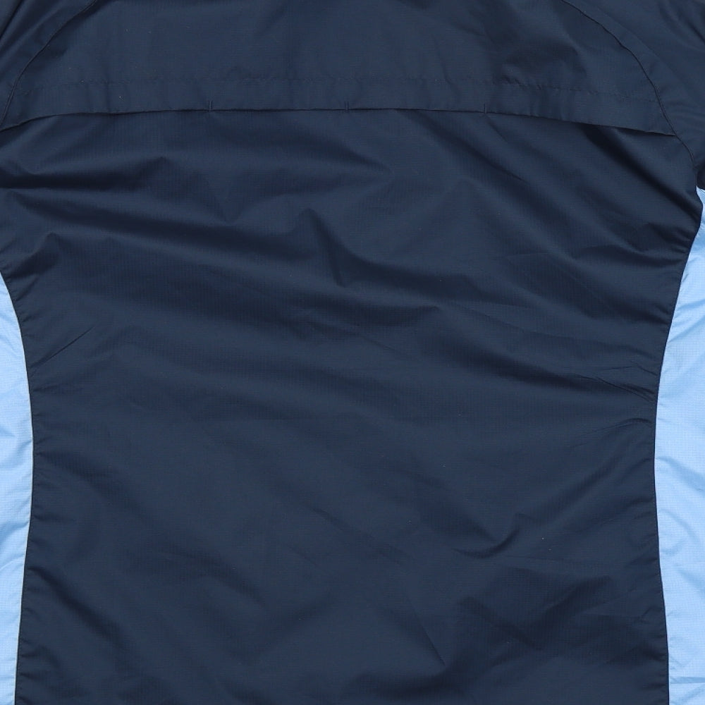 Slazenger Womens Blue   Rain Coat Coat Size M