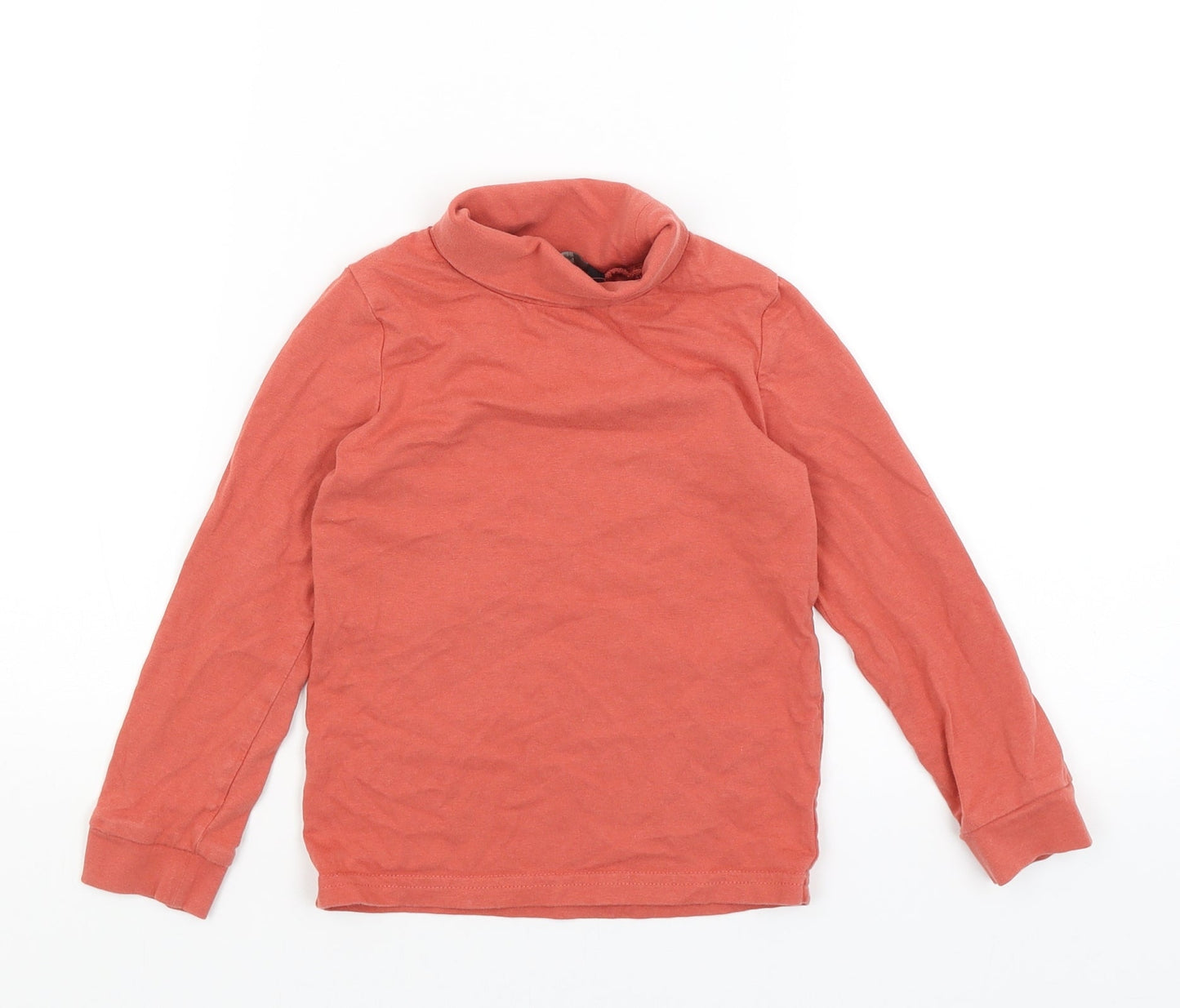 George Girls Red   Basic T-Shirt Size 4-5 Years