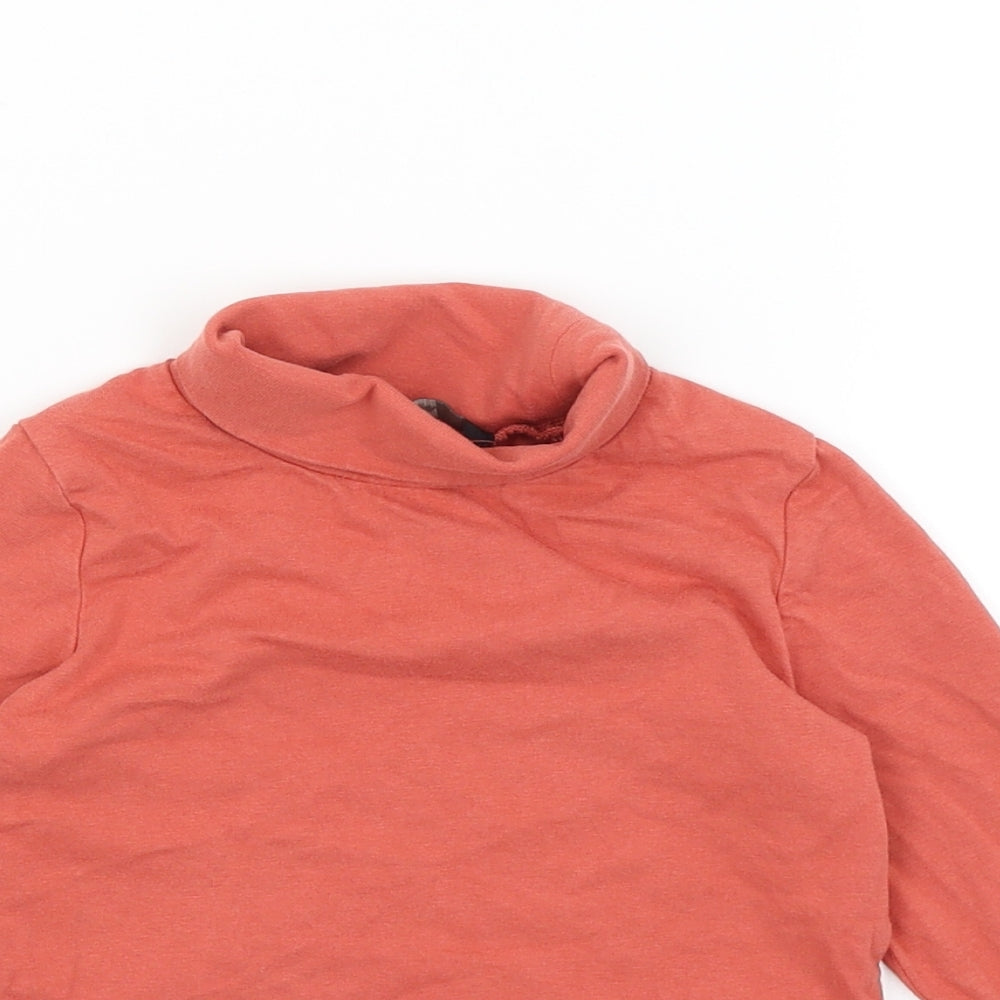 George Girls Red   Basic T-Shirt Size 4-5 Years