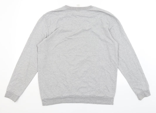 M&Co Mens Grey   Pullover Jumper Size M
