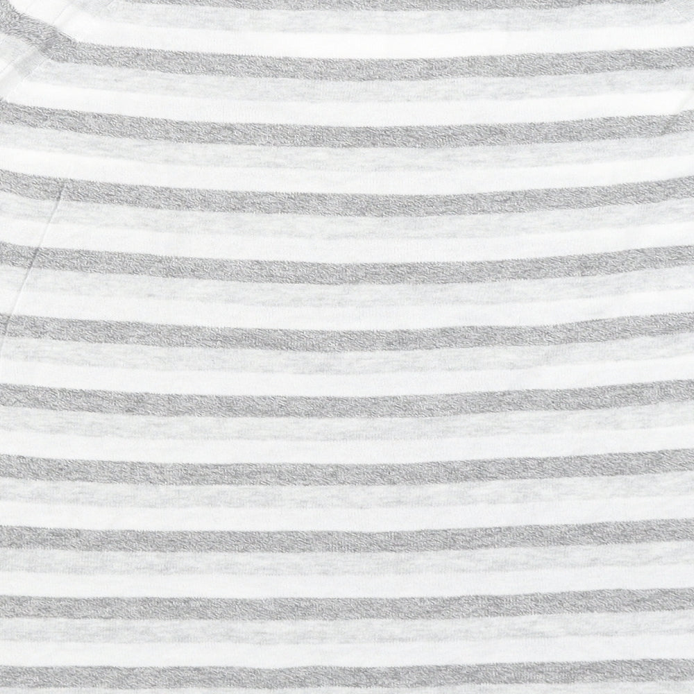 Gap Womens Grey Striped  Pullover Jumper Size M