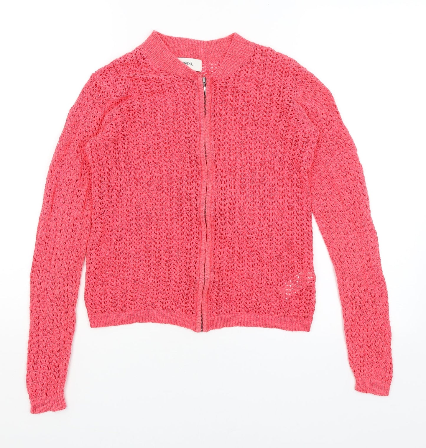 NEXT Womens Red   Full Zip Jumper Size 8