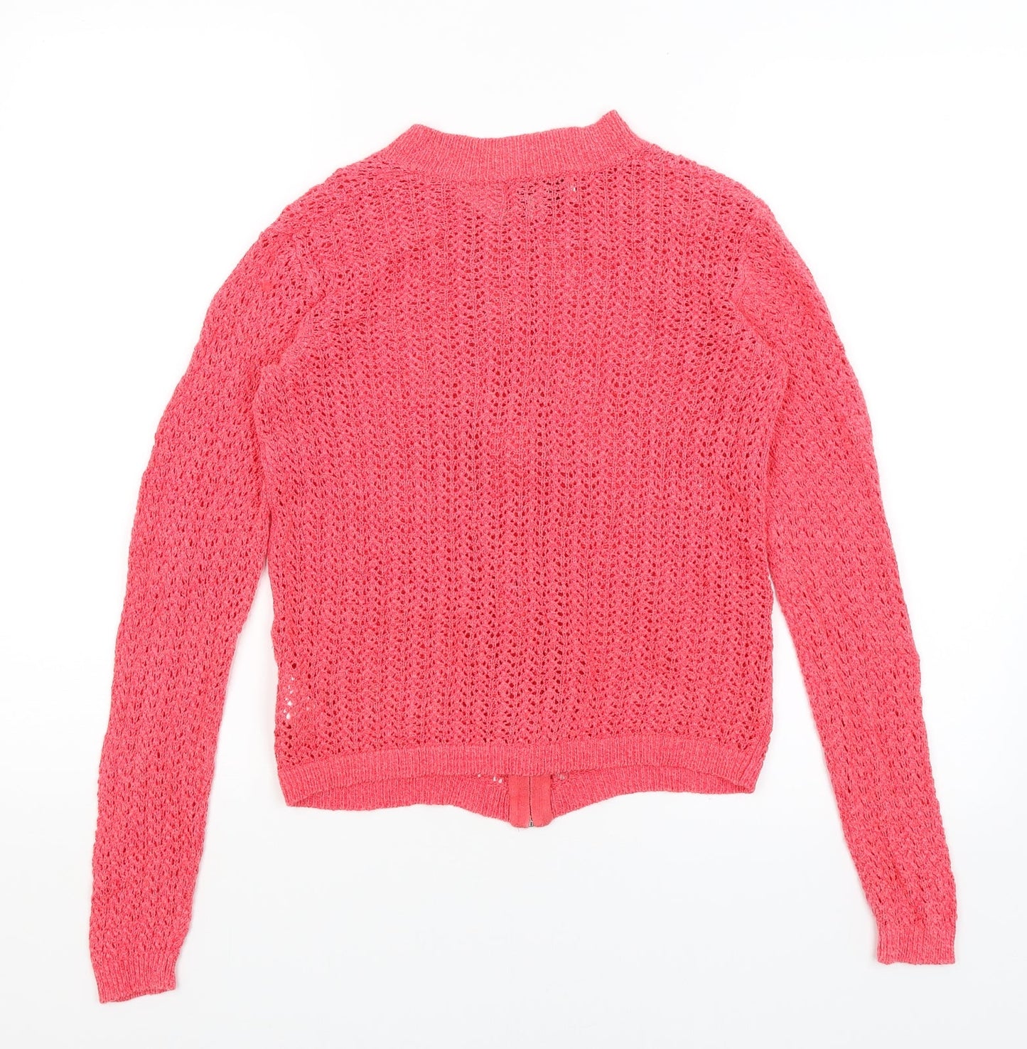 NEXT Womens Red   Full Zip Jumper Size 8