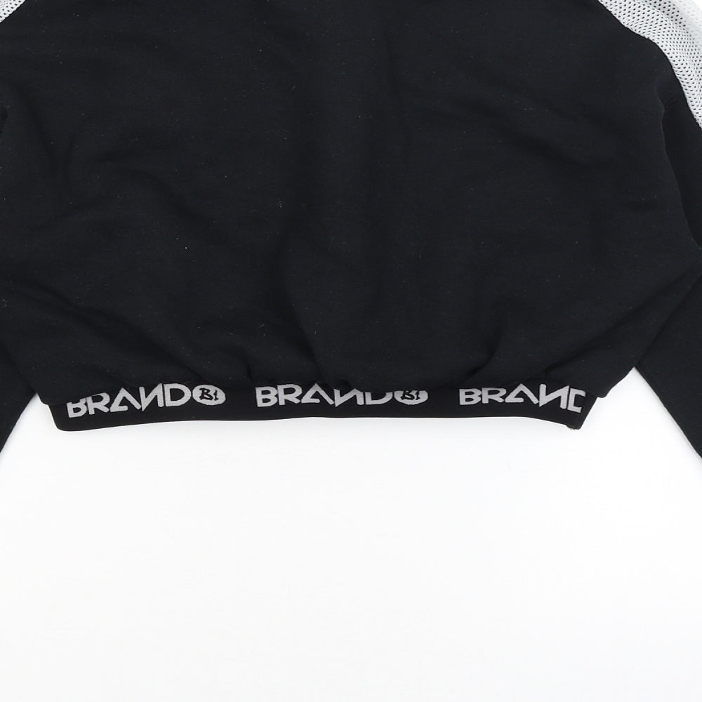 Gildan Womens Black   Pullover Jumper Size S