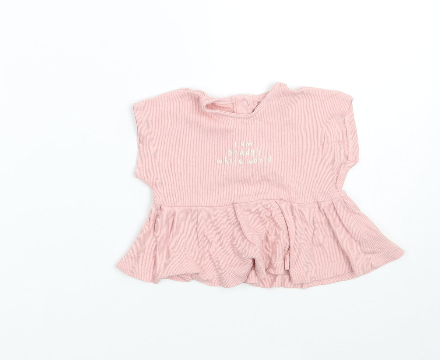 George Girls Pink   Basic T-Shirt Size Newborn