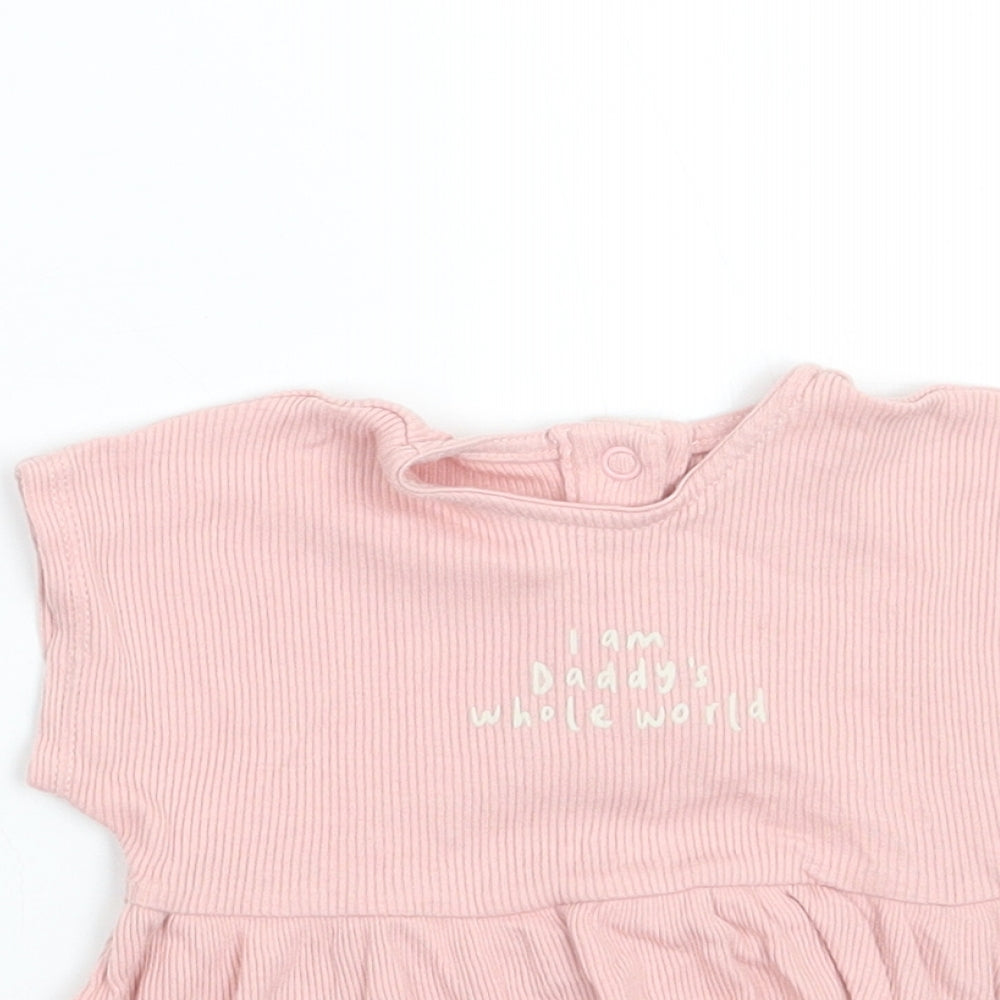 George Girls Pink   Basic T-Shirt Size Newborn