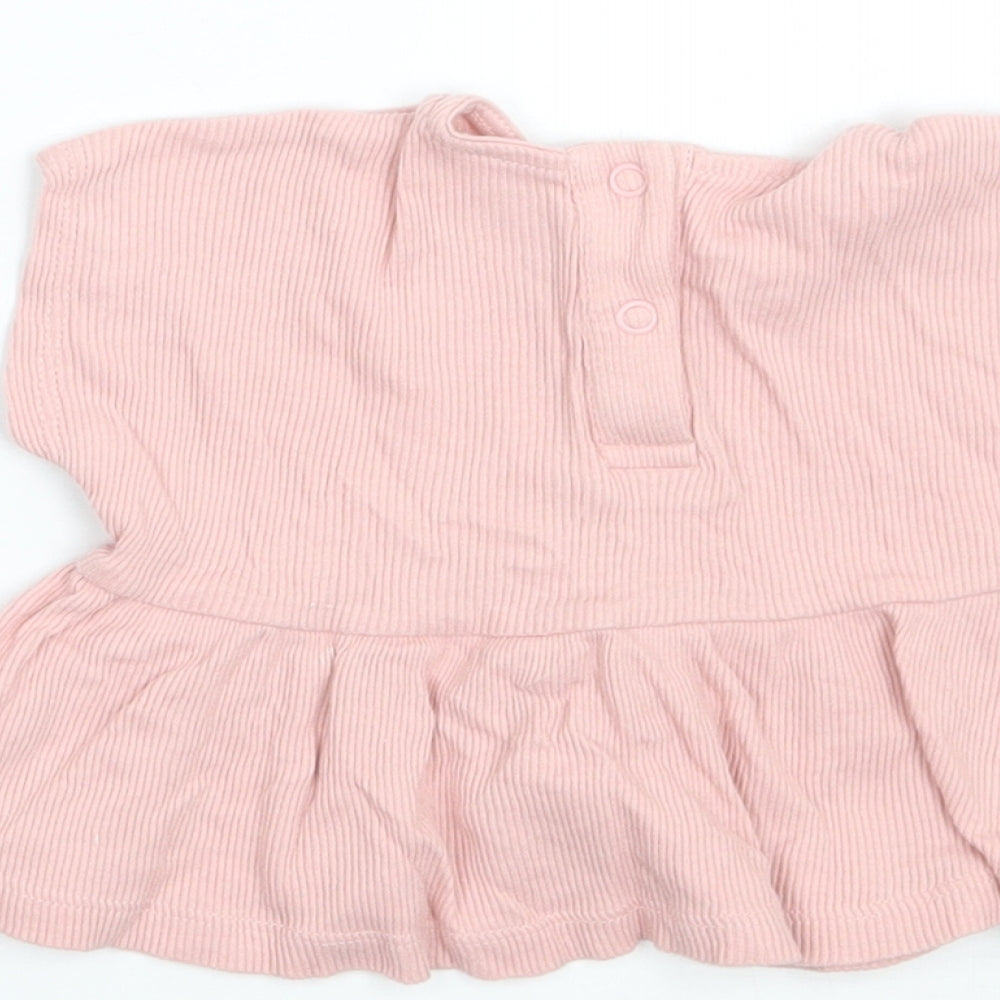 George Girls Pink   Basic T-Shirt Size Newborn