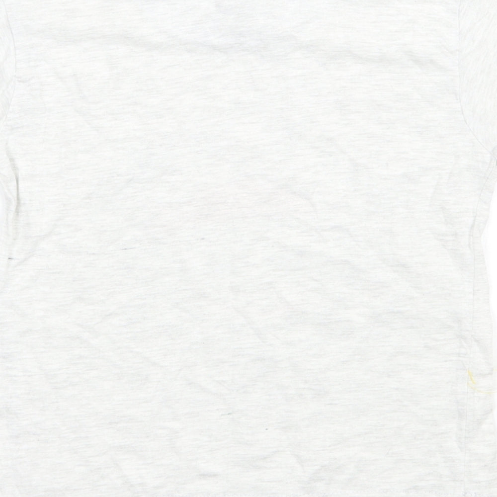Preworn Boys Grey   Basic T-Shirt Size 3-4 Years