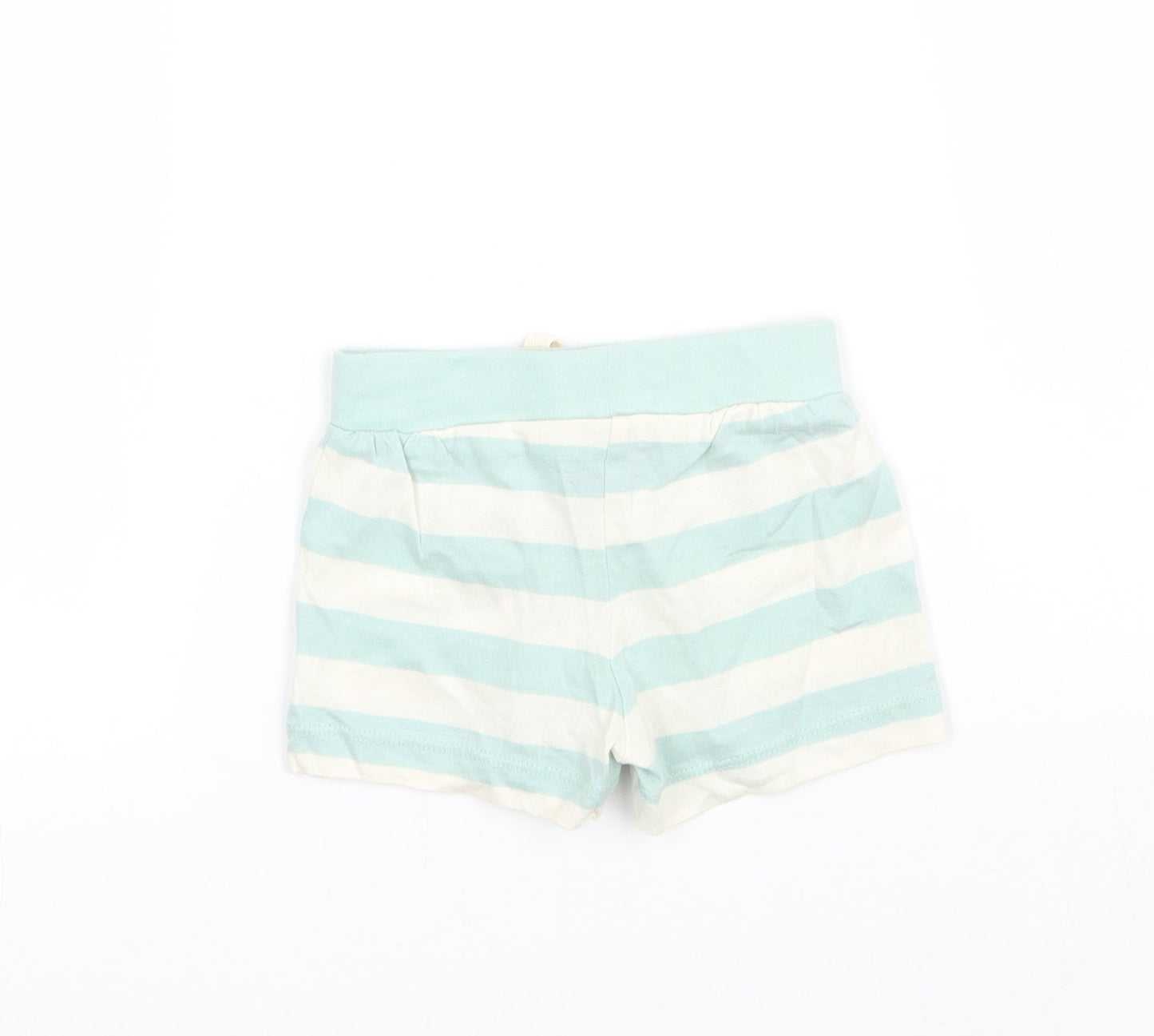 Primark Boys Green Striped  Cropped Trousers One Size