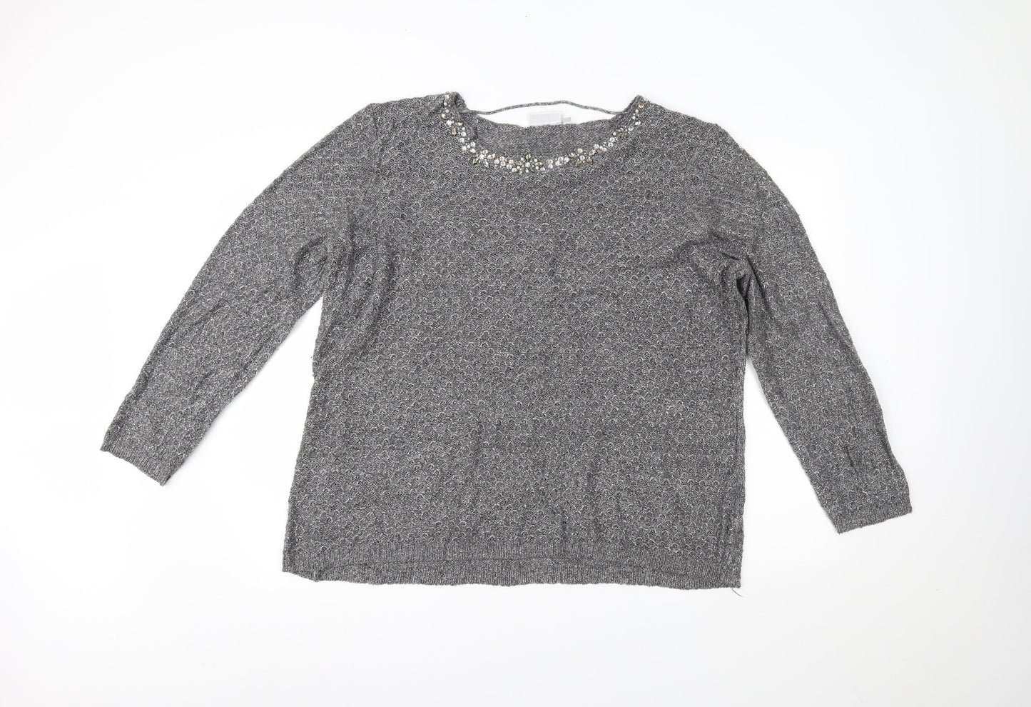 CANDA Womens Grey   Pullover Jumper Size XL