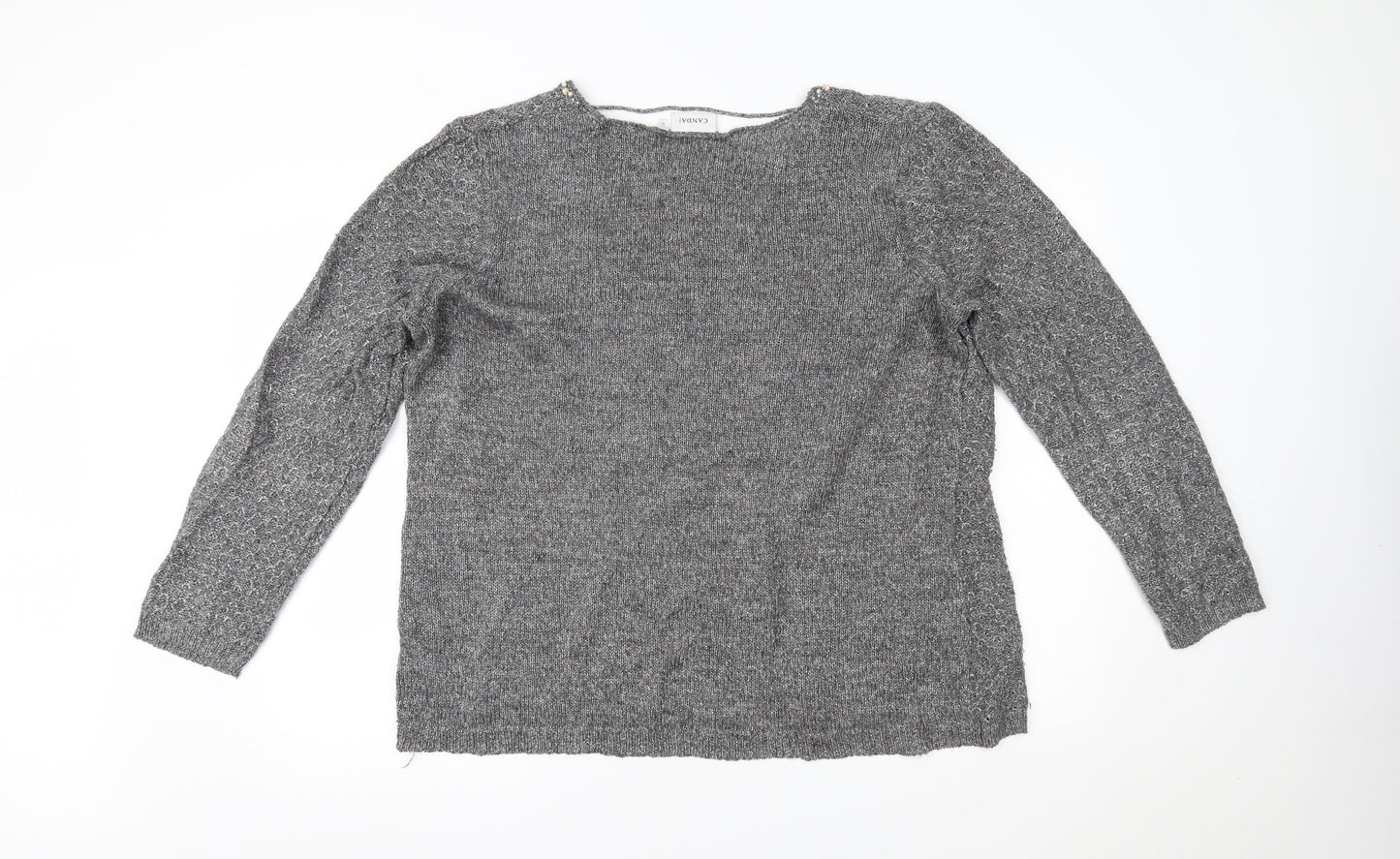 CANDA Womens Grey   Pullover Jumper Size XL