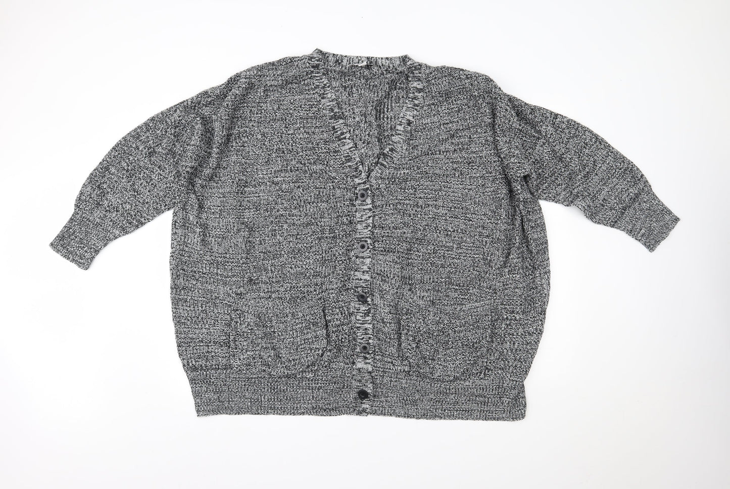 Simply Be Womens Grey   Cardigan Jumper Size L