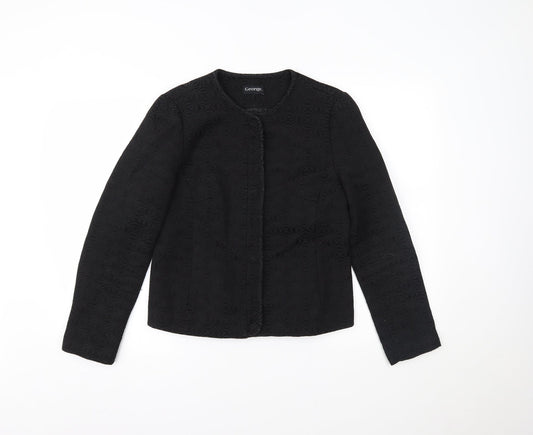George Womens Black   Jacket Blazer Size 12