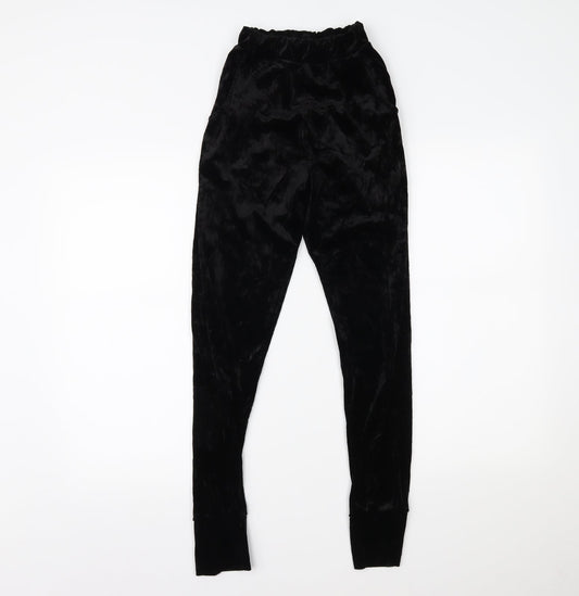 Prague Womens Black    Leggings Size M L25 in
