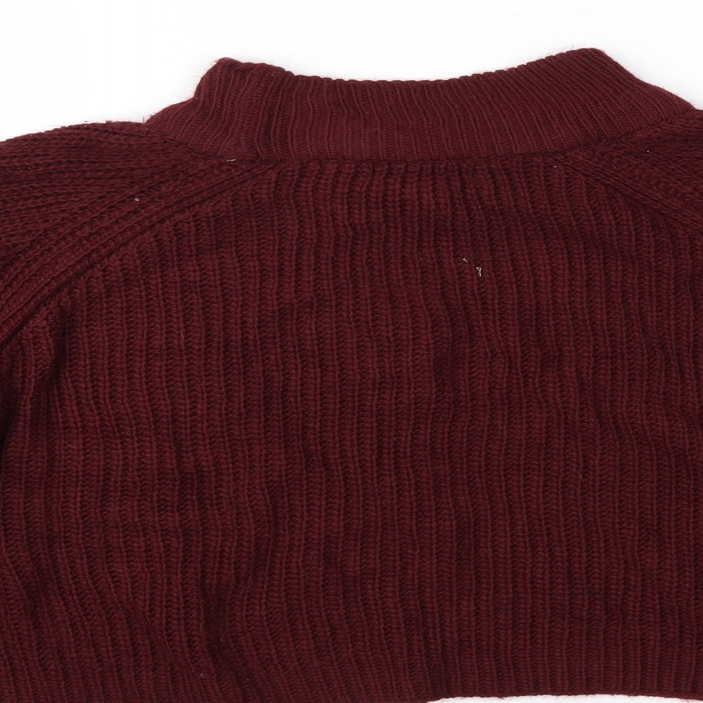 Primark Womens Red   Henley Jumper Size XL