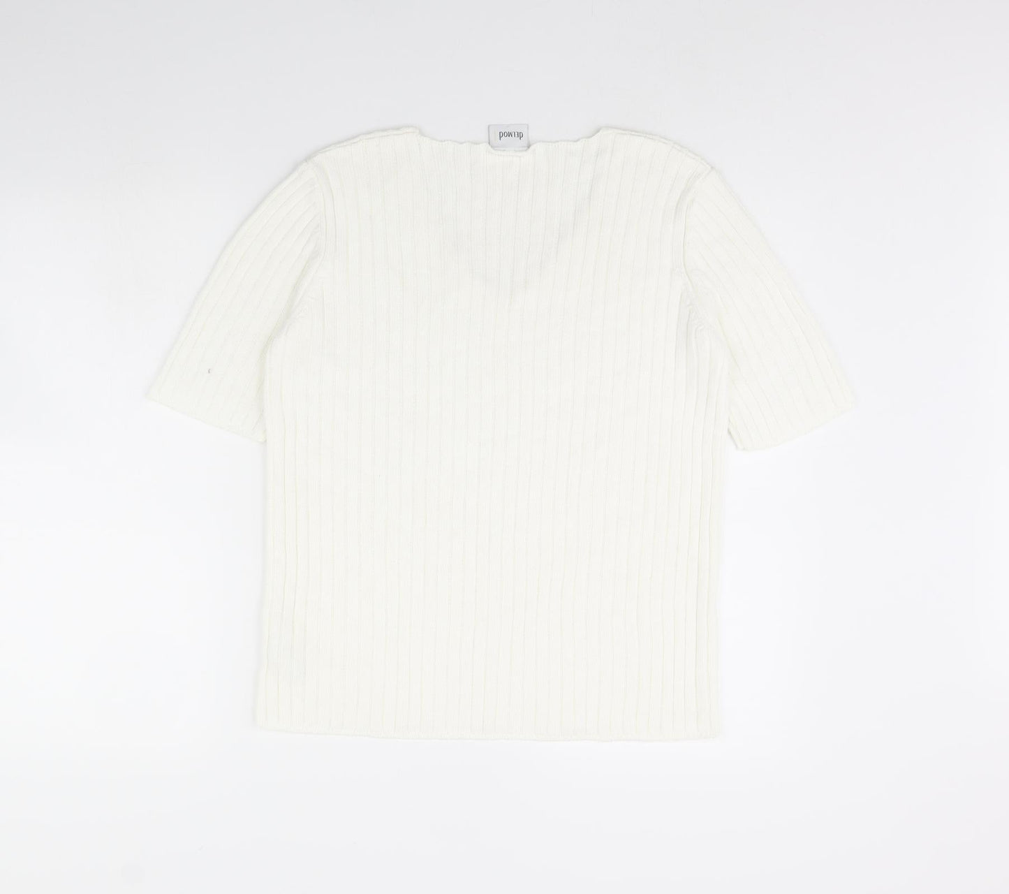 DELMOD Womens Ivory   Pullover Jumper Size 12