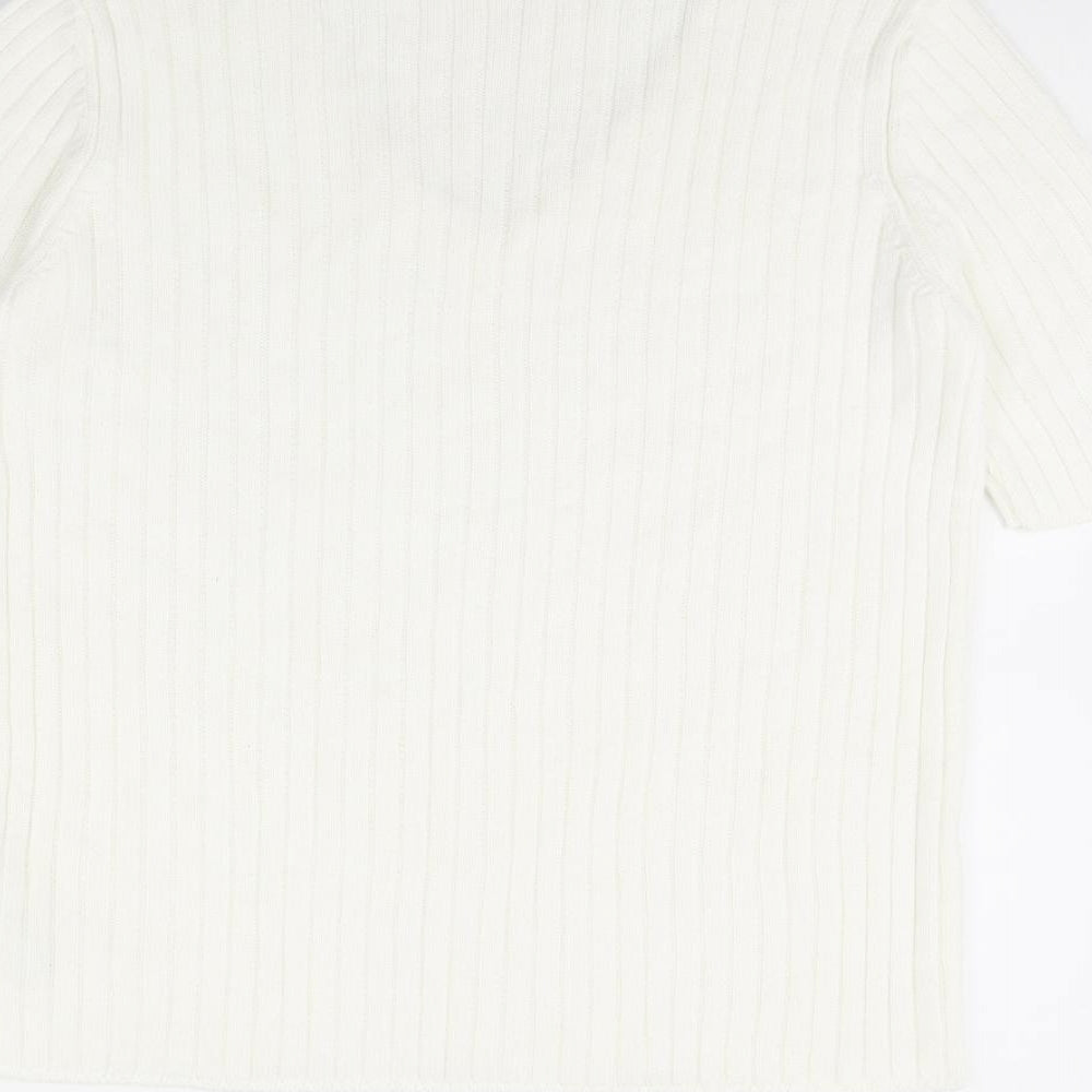 DELMOD Womens Ivory   Pullover Jumper Size 12