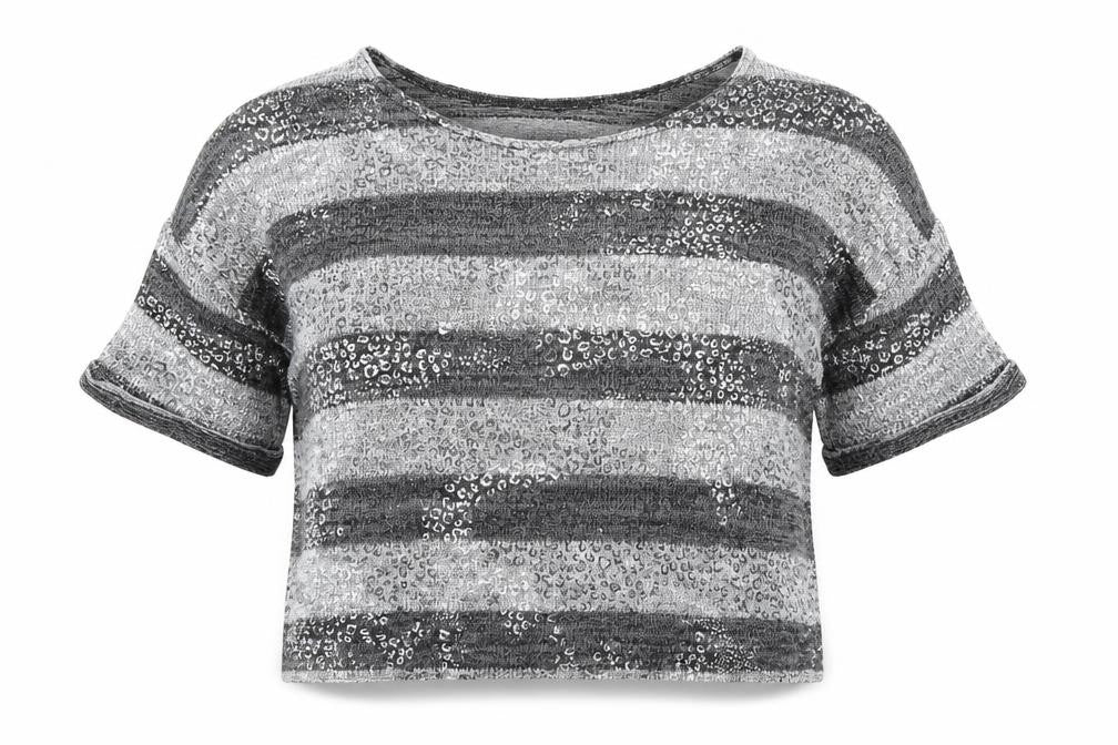 New Look Womens Black Striped  Pullover Jumper Size 12