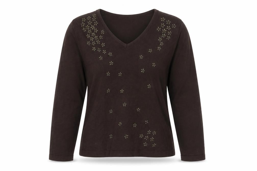klass collection Womens Brown   Pullover Jumper Size L