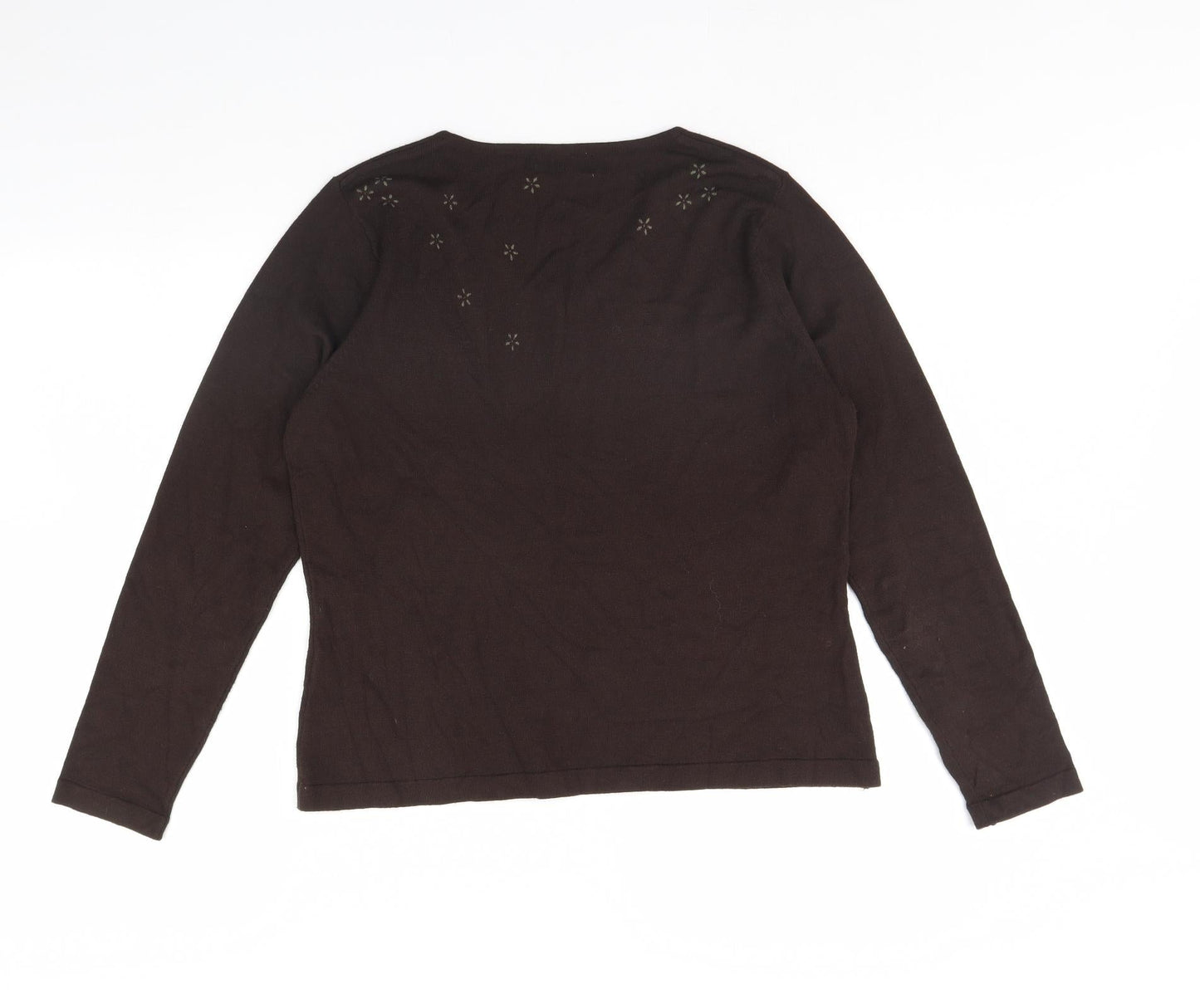 klass collection Womens Brown   Pullover Jumper Size L
