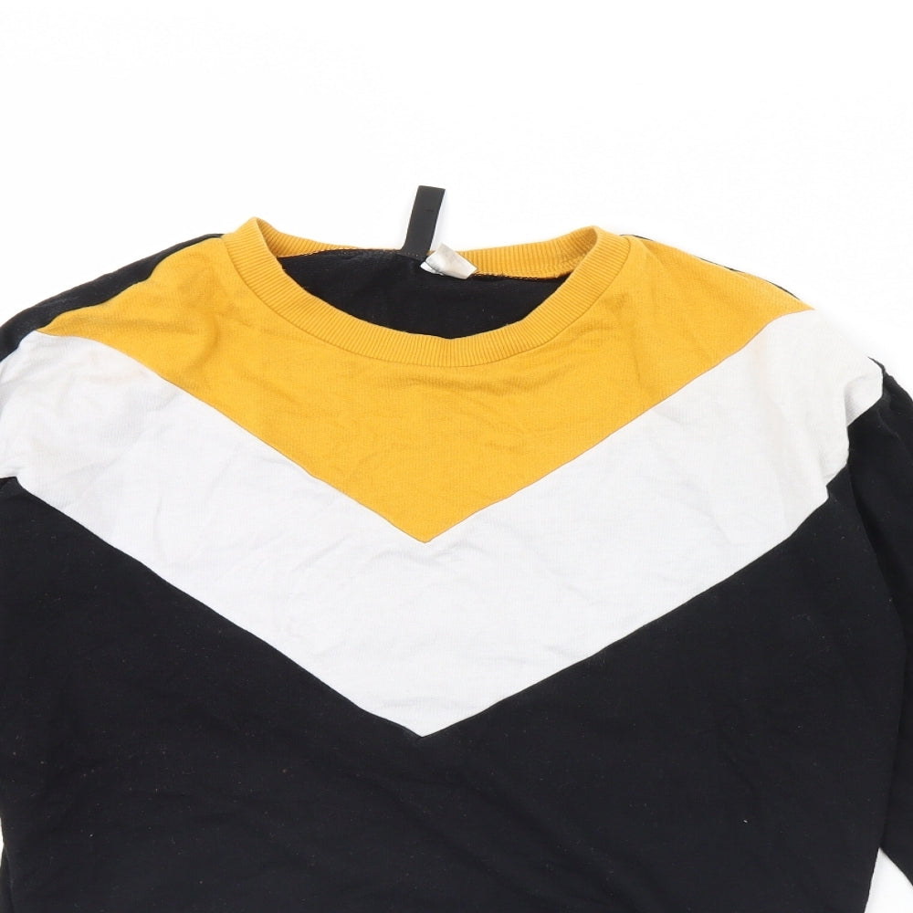 Divided Womens Black   Pullover Jumper Size XS