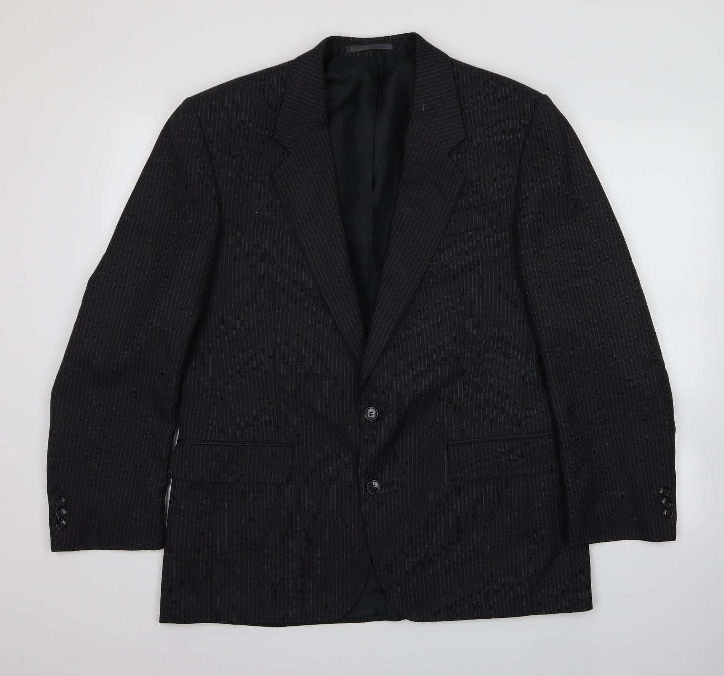 Canada Mens Grey Striped  Jacket Suit Jacket   - Pinstripe Jacket