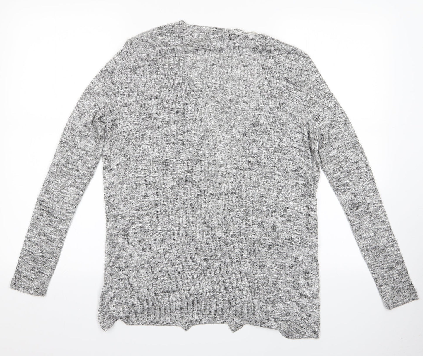 Atmosphere Womens Grey Herringbone  Wrap Jumper Size 6  - Wrap Style Cardigan