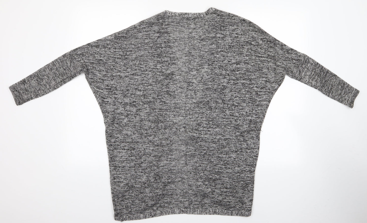Atmosphere Womens Grey Houndstooth  Wrap Jumper Size XS  - Wrap Carding
