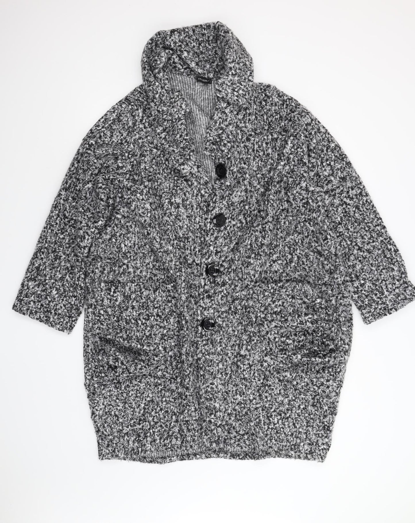NEW Collection Womens Grey   Overcoat Coat Size XL