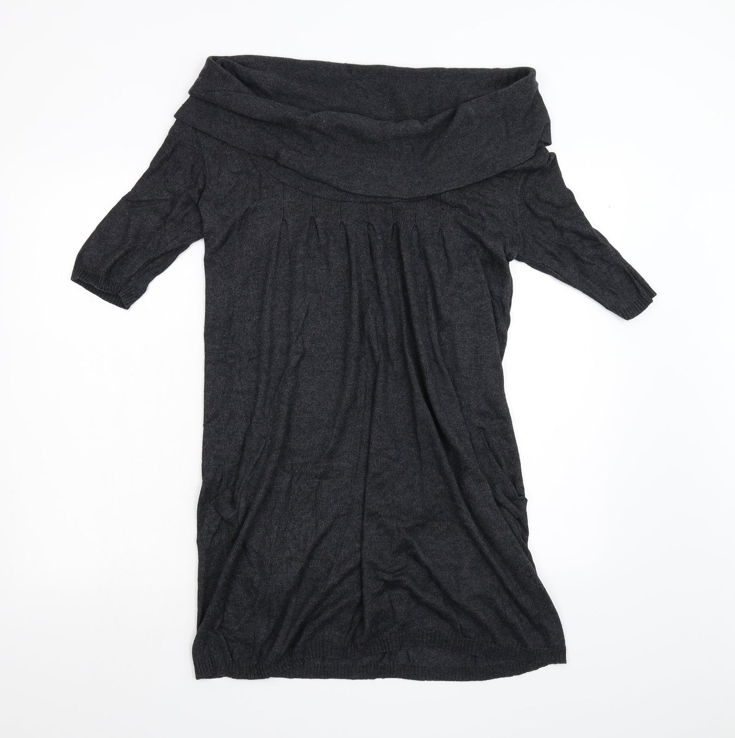 Preworn Womens Grey   Jumper Dress  Size 10
