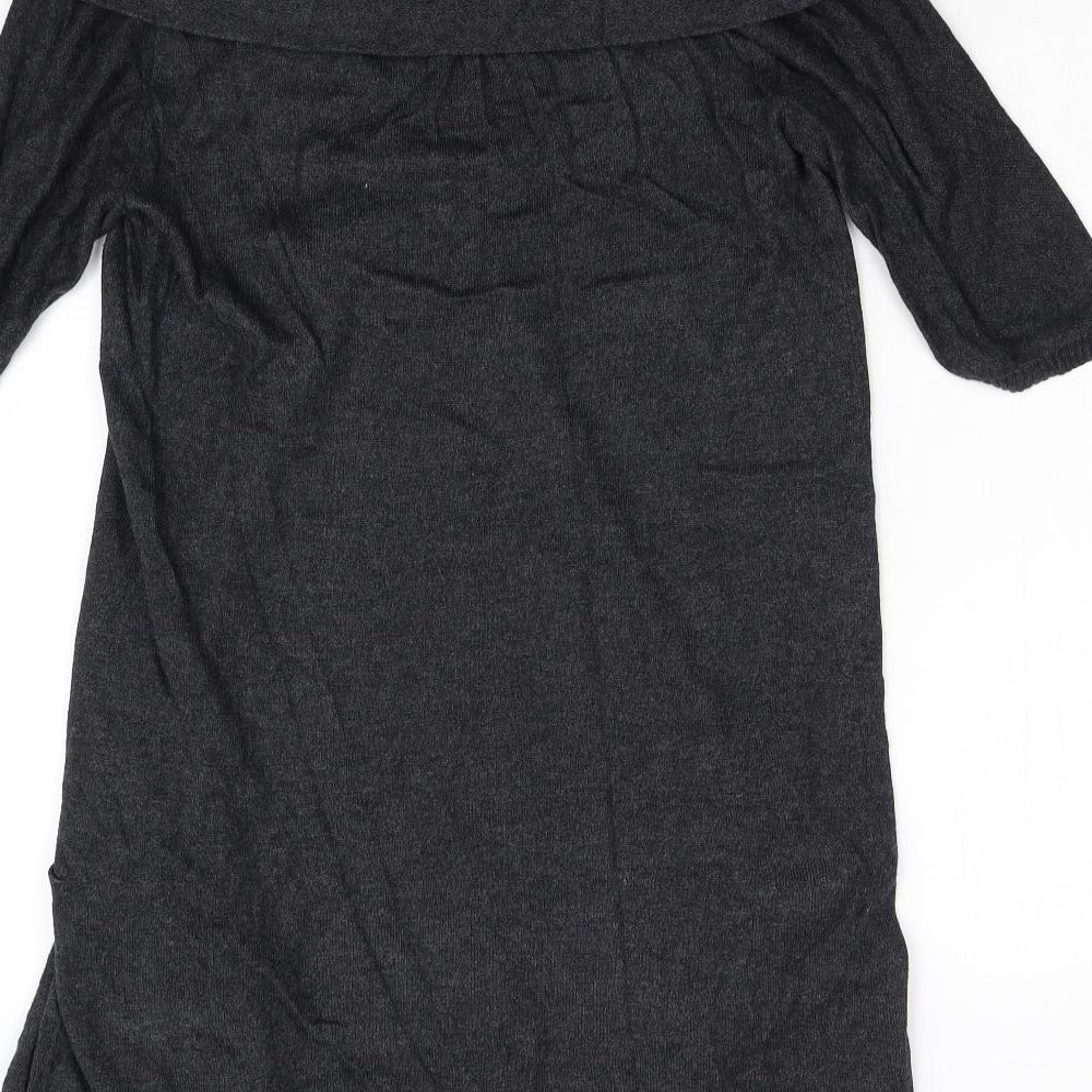 Preworn Womens Grey   Jumper Dress  Size 10