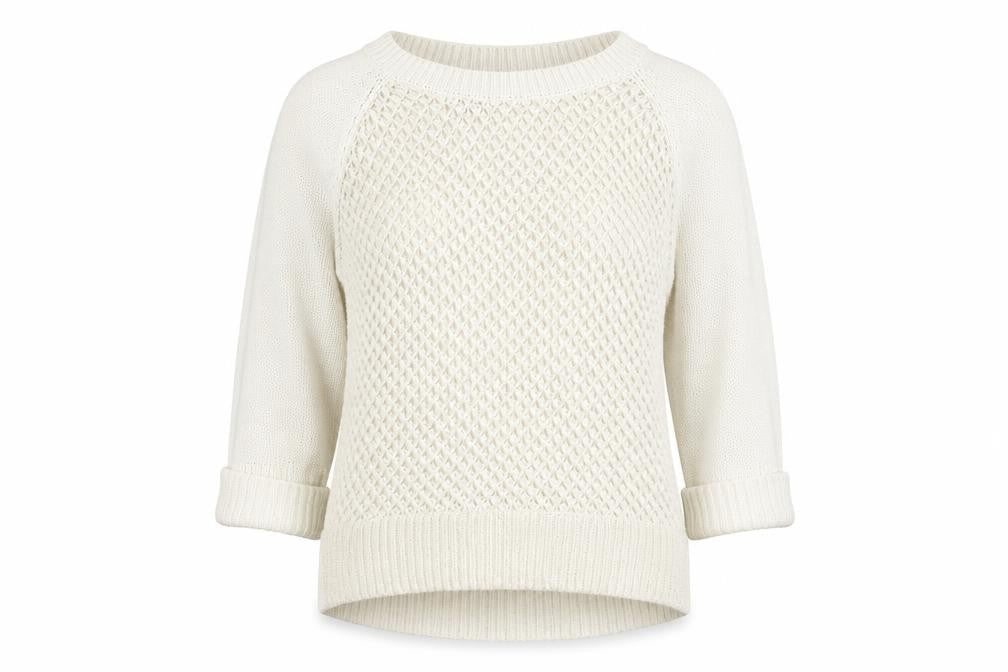Soon Womens Ivory  Knit Pullover Jumper Size 16