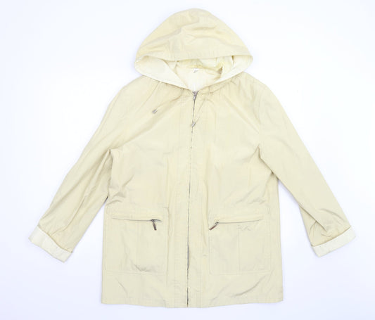 D Day Wear Womens Yellow   Overcoat Coat Size 14
