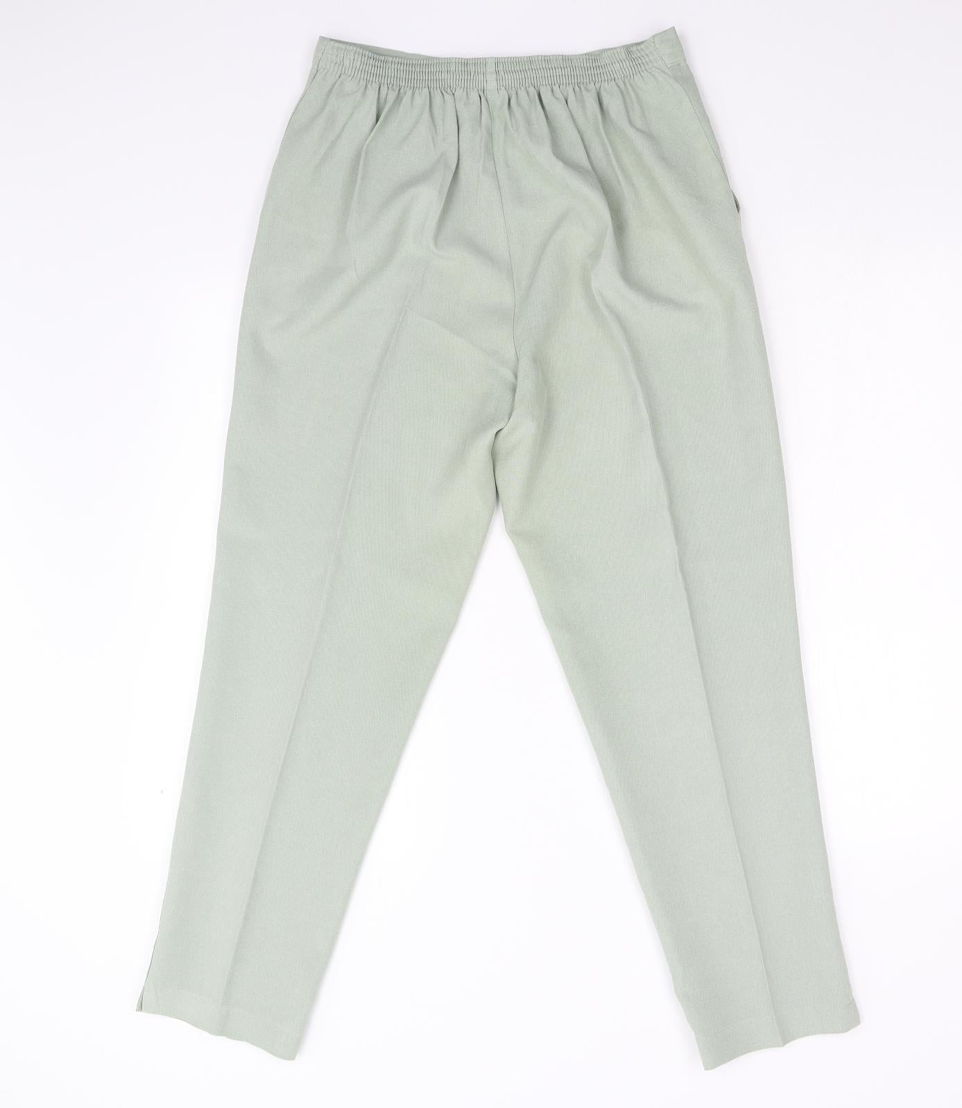 Preworn Womens Green   Trousers  Size 12 L27 in