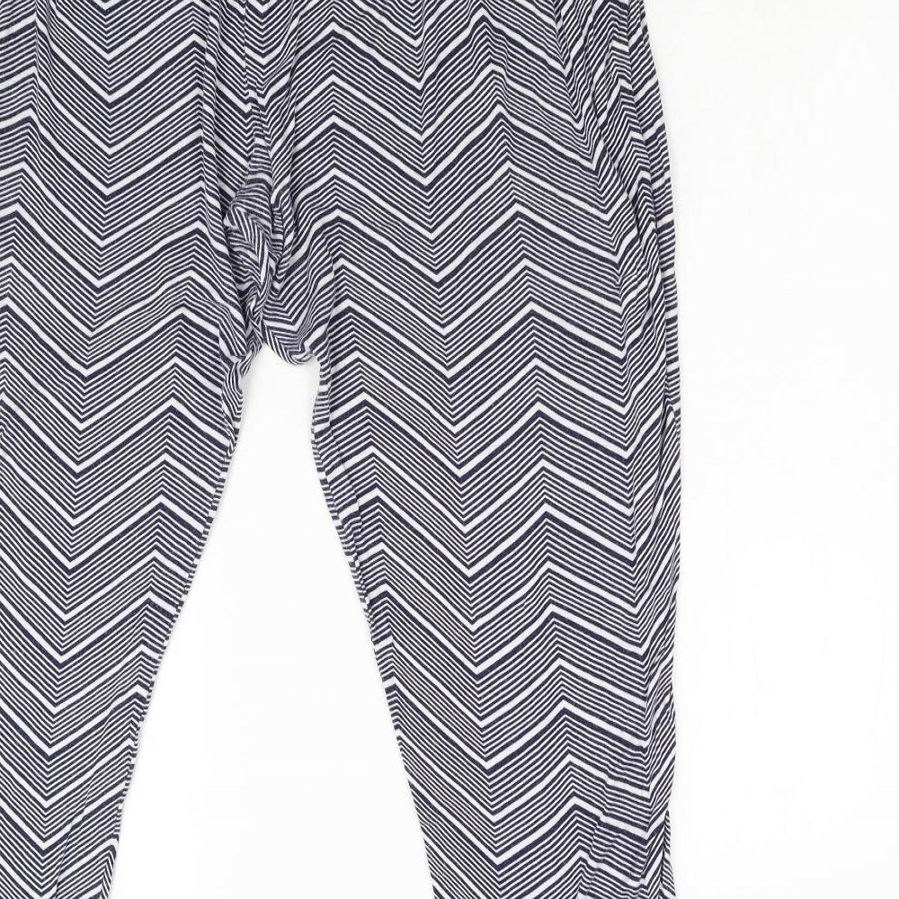 Intuition Womens Blue Geometric  Trousers  Size 20 L28 in
