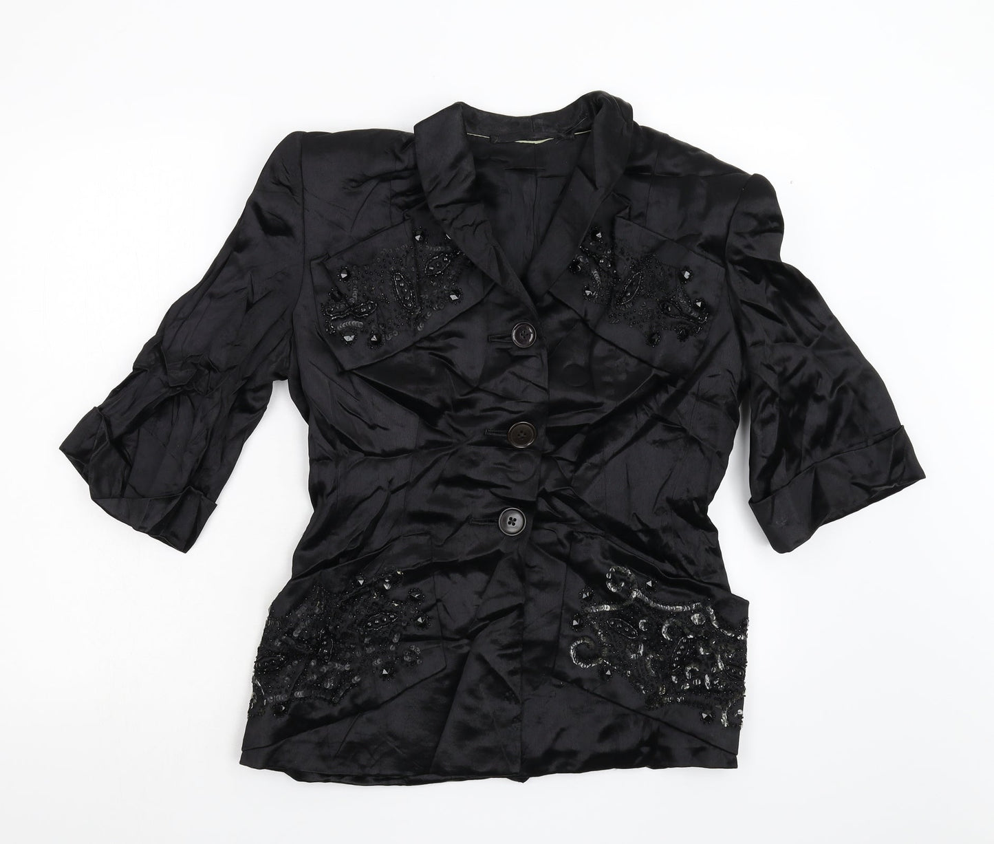 Adele Womens Black   Jacket  Size M