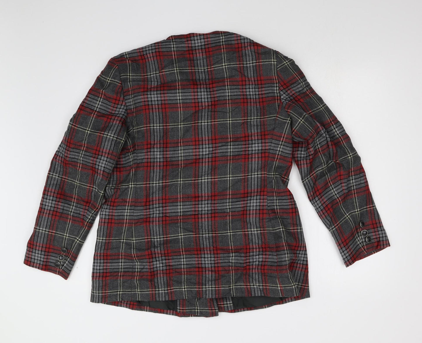 The Edinburgh Collection Womens Red Check  Jacket  Size 16