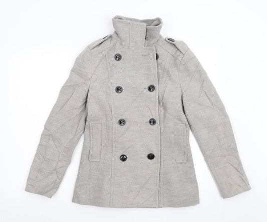 H&M Womens Grey   Jacket  Size 8  - g