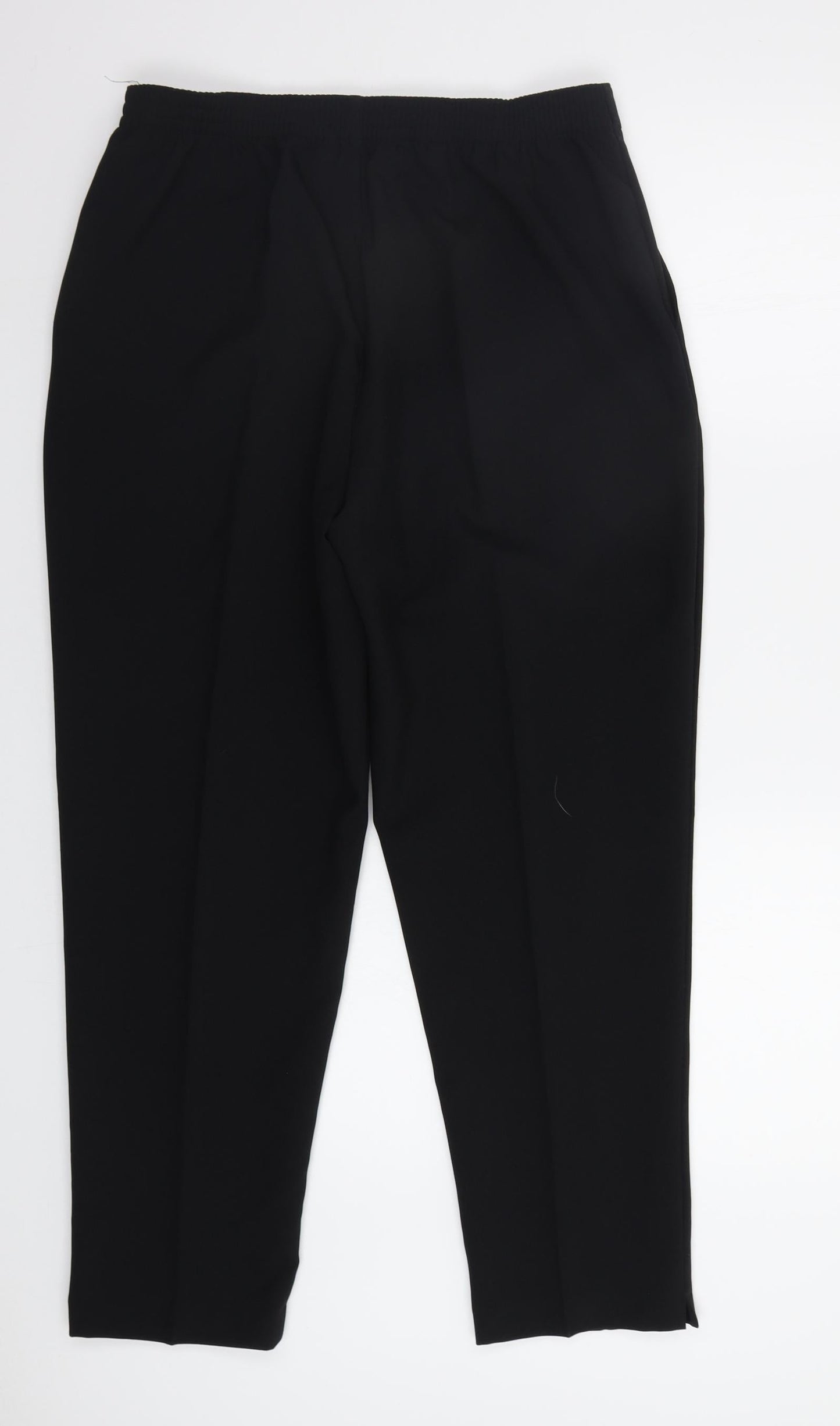 Preworn Womens Black   Trousers  Size 14 L29 in