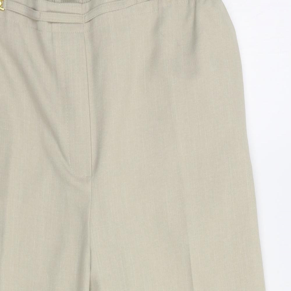 Canda Womens Beige   Cropped Trousers Size 20 L23 in