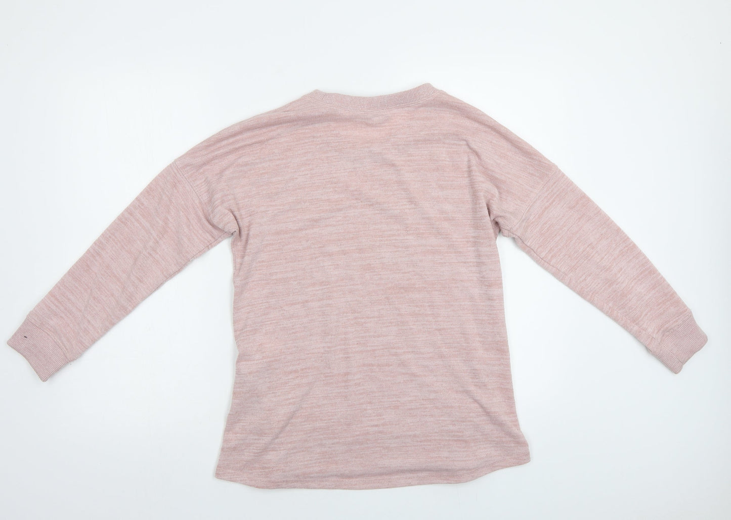 Peacocs Womens Pink   Pullover Sweatshirt Size 10