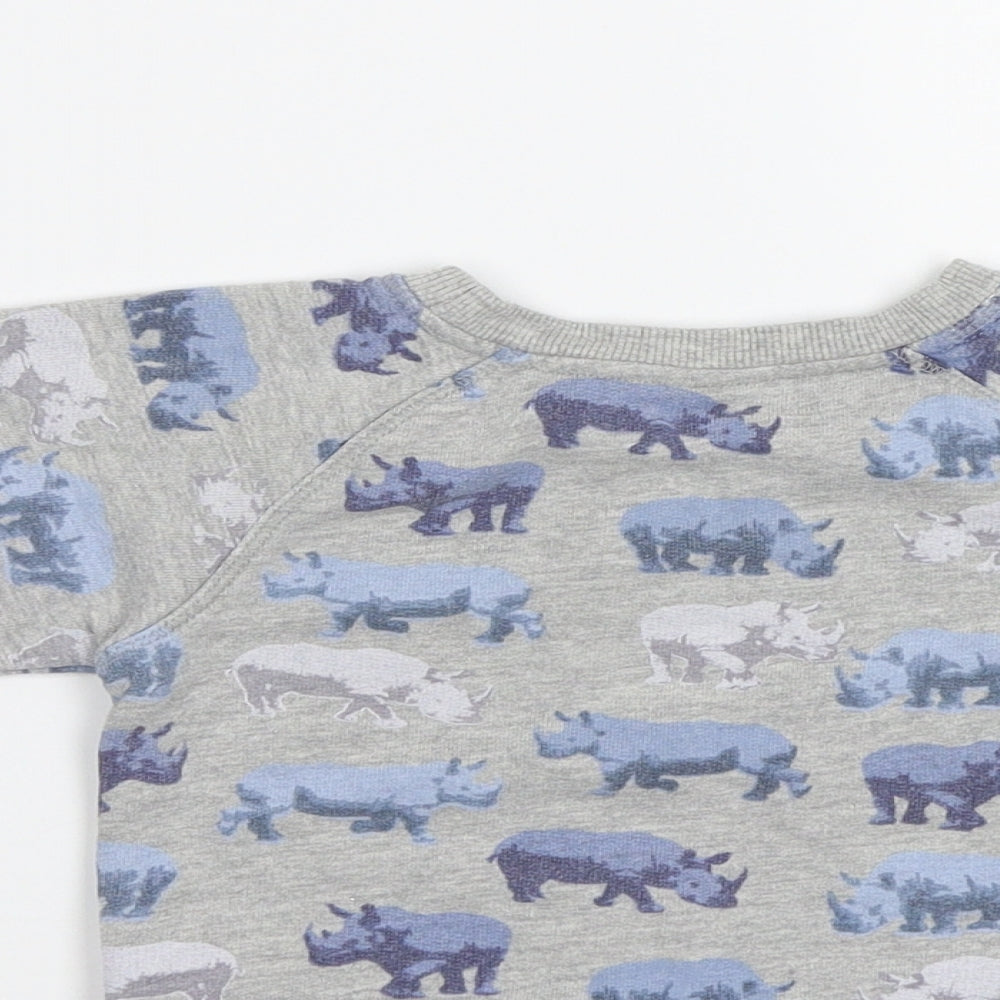 Mini Club Baby Grey   Basic Blouse Size 12 Months