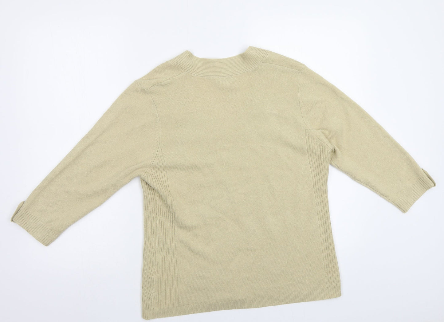 Filati Womens Beige   Pullover Jumper Size XL